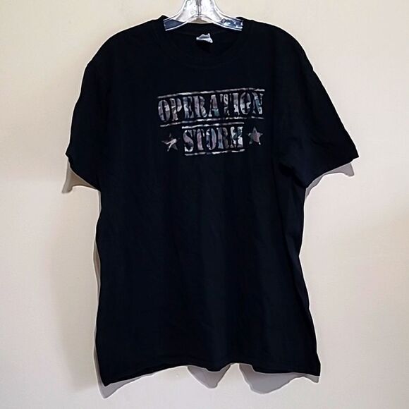 Operation Storm Black Men's T-Shirt sz XL - Picture 2 of 6